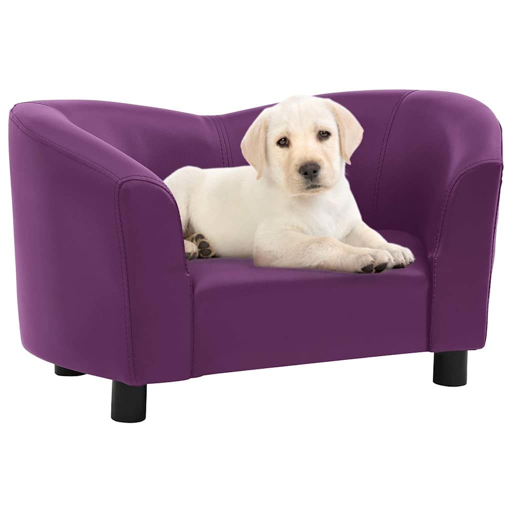 Divano per Cani Borgogna 67x41x39 cm in Similpelle vidaXL