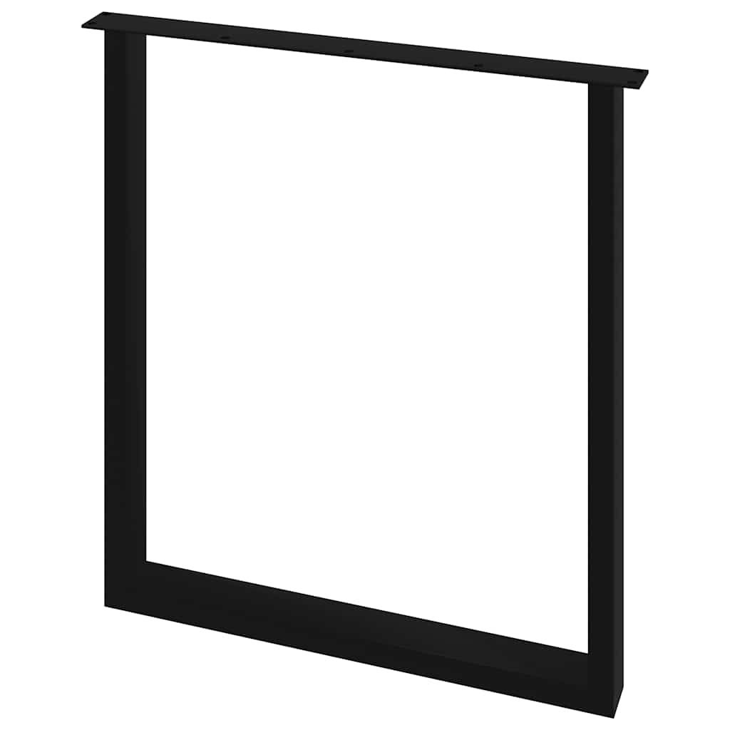 Gambe per Tavolo da Pranzo 2 pz a Forma di O 70x72 cm vidaXL