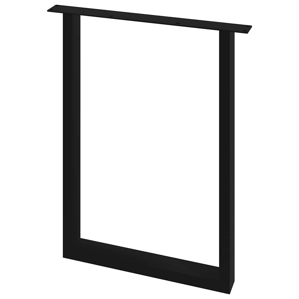 Gambe per Tavolo da Pranzo 2 pz a Forma di O 60x72 cm vidaXL