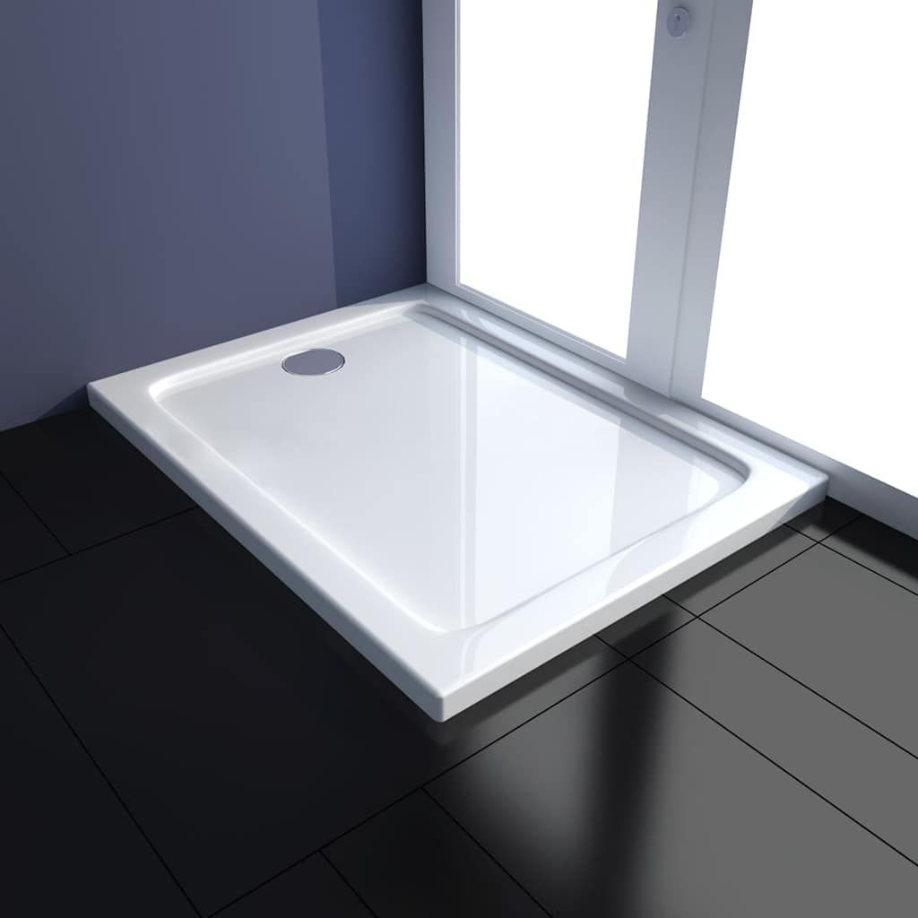 Piatto Doccia in ABS Rettangolare 70 x 90 cm vidaXL