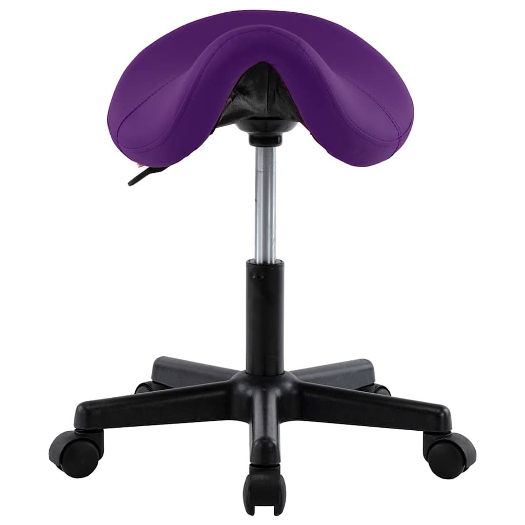 Sgabello da Lavoro Viola in Similpelle vidaXL
