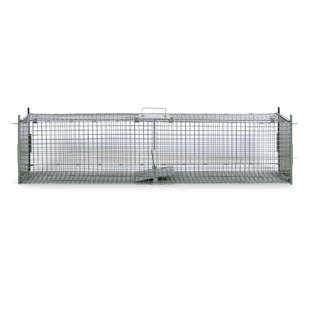 Trappola per Animali Vivi con 2 Porte 150 x 30 x 30 cm vidaXL