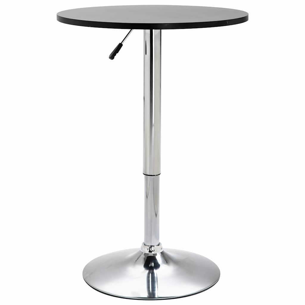 Set da Bar 3 pz Nero in Similpelle vidaXL