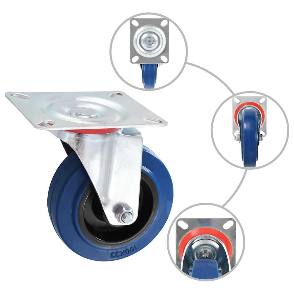 Rotelle Girevoli 4 pz 100 mm vidaXL