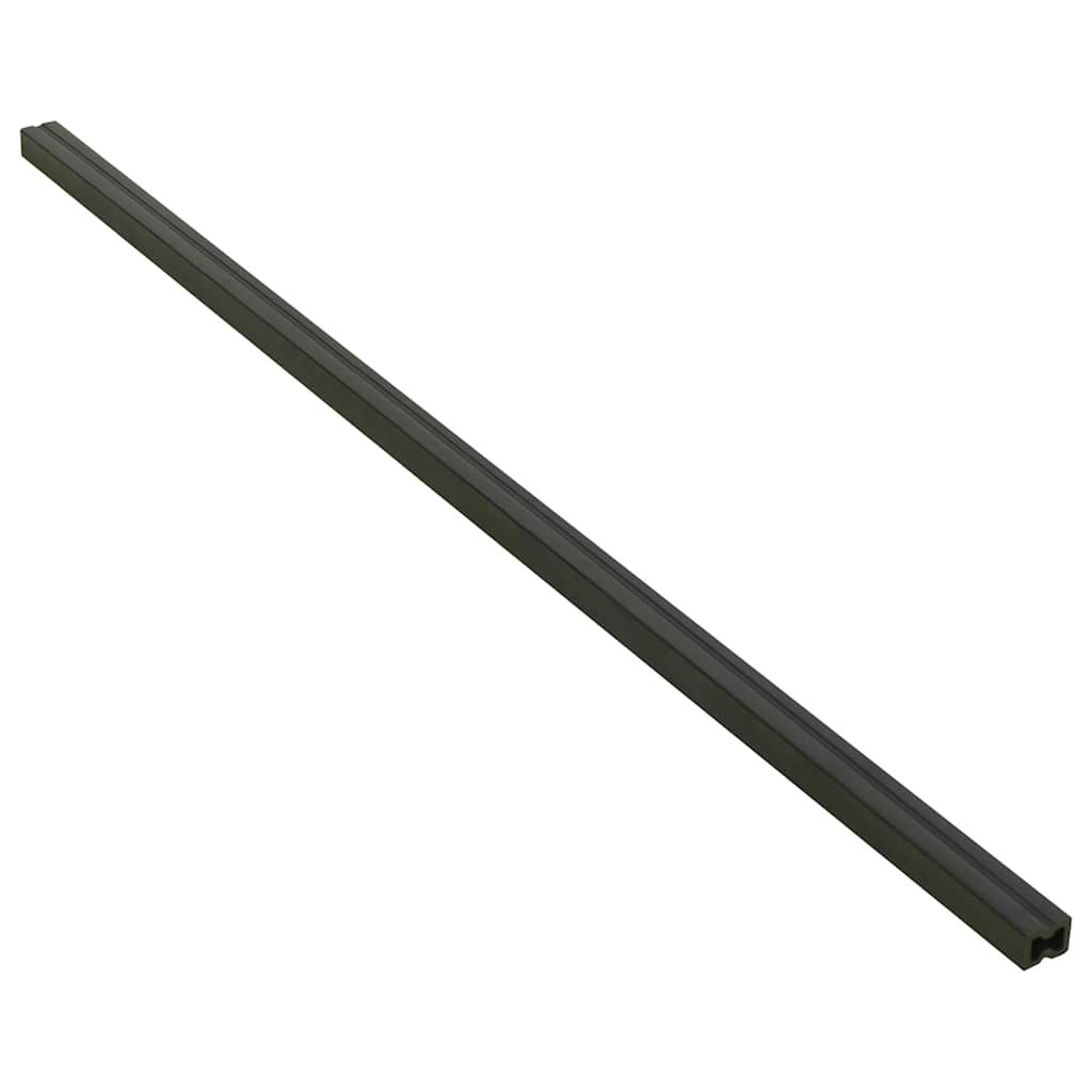 Travetti per Decking 8 pz Nero 170x3x4 cm in WPC vidaXL