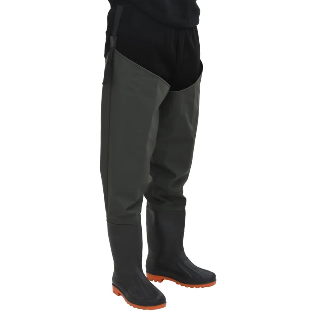 Waders Verde Scuro Misura 43 vidaXL