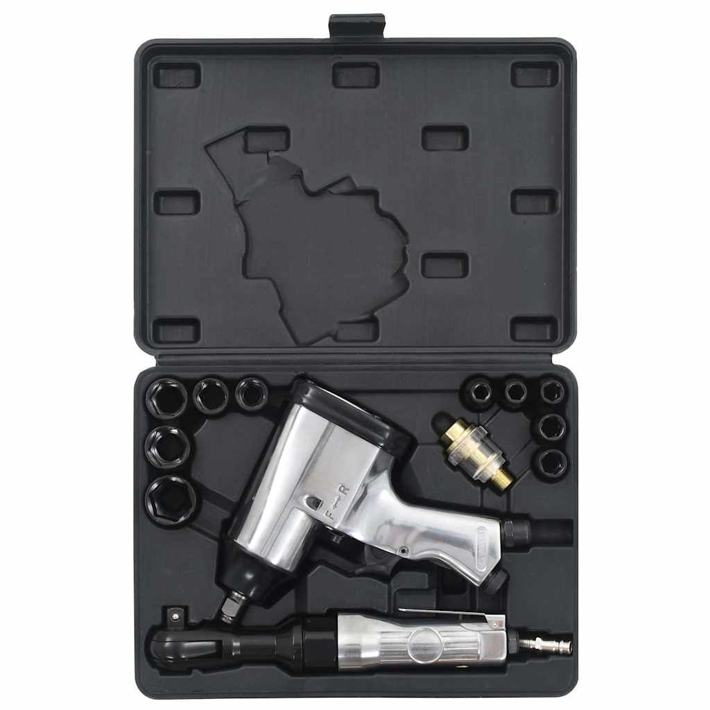 Set di Utensili Pneumatici 16 pz da 1/2" vidaXL
