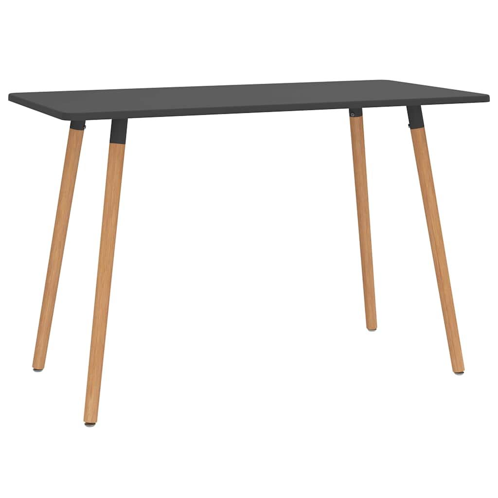 Set da Pranzo 7 pz Turchese e Nero vidaXL