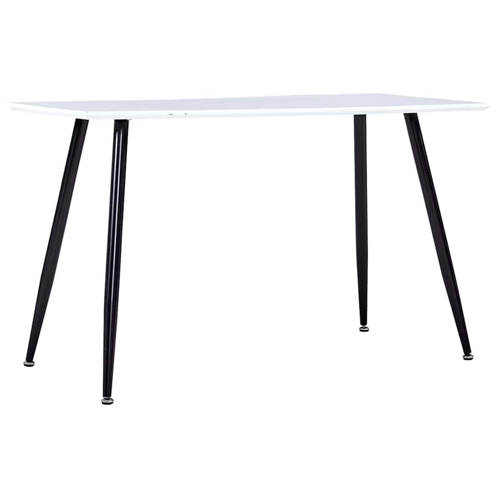 Set da Pranzo 7 pz in Similpelle Grigio vidaXL