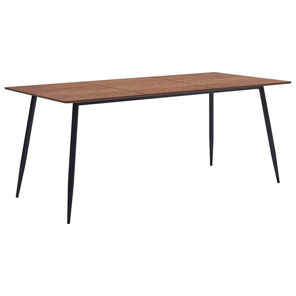 Set Sala da Pranzo 9 pz in Similpelle Grigio vidaXL