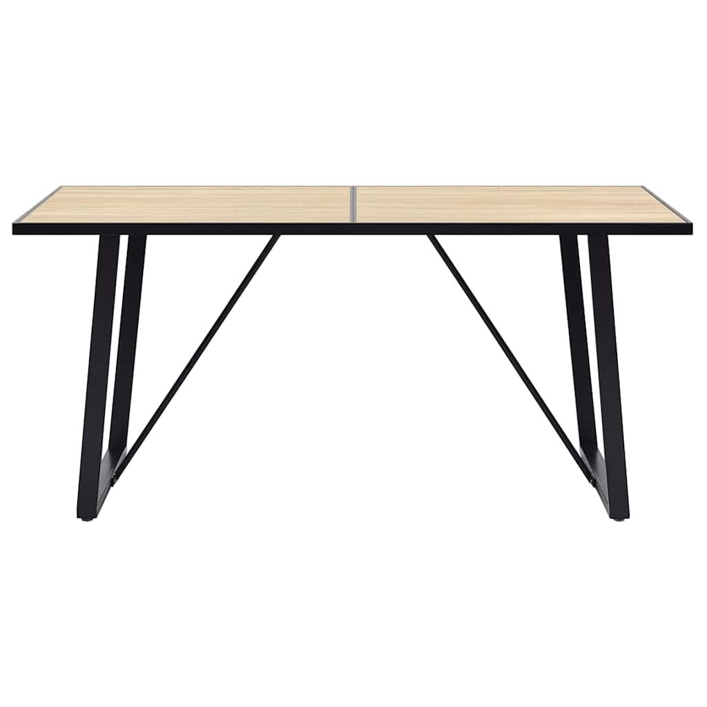 Set Sala da Pranzo 7 pz in Similpelle Grigio vidaXL