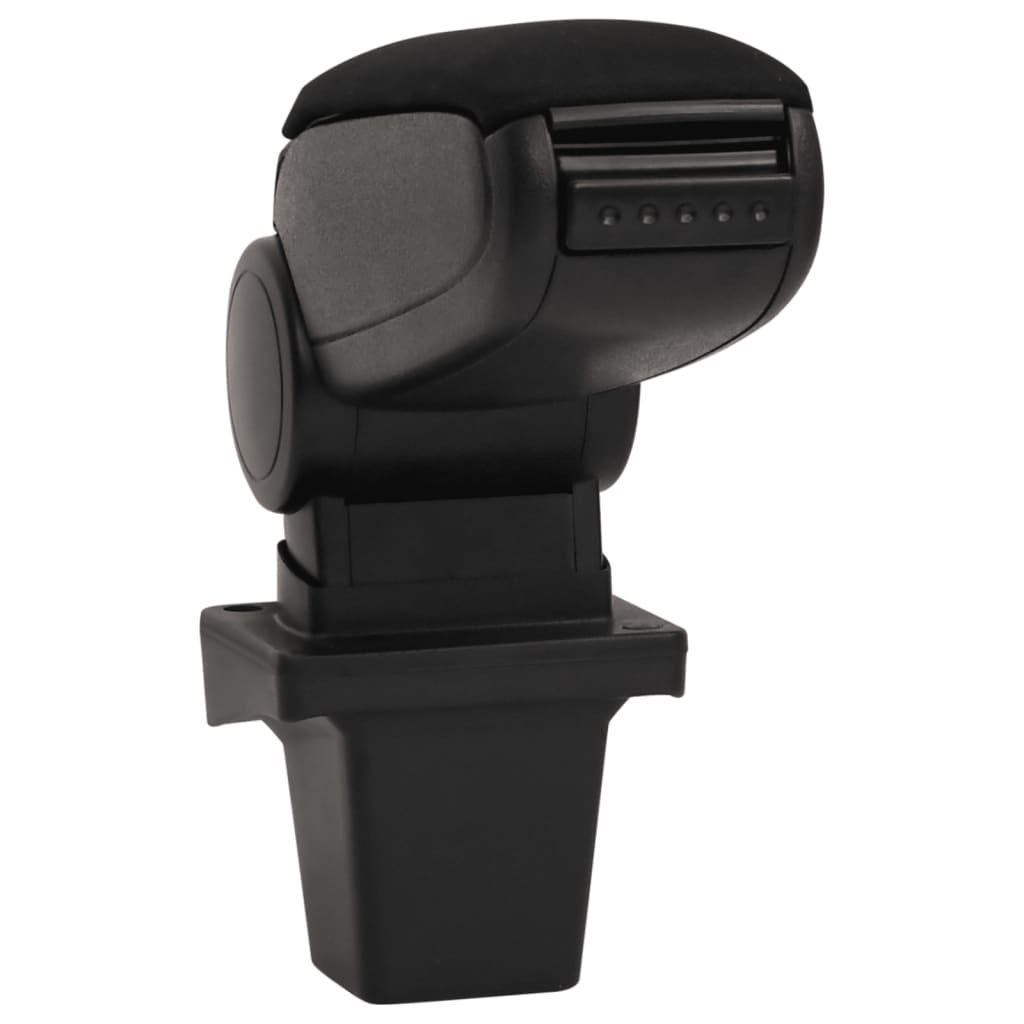 Bracciolo per Auto Nero 14x33x(32-48,5) cm in ABS vidaXL