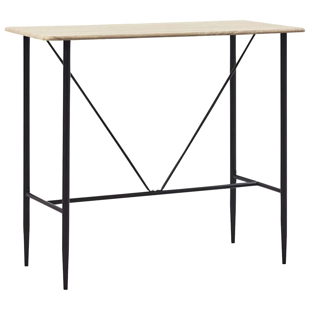 Set da Bar 5 pz in Tessuto Giallo vidaXL