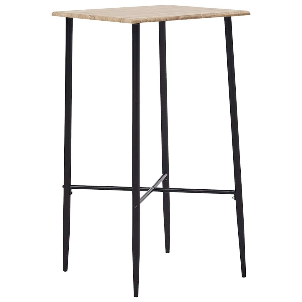 Set da Bar 5 pz in Similpelle Nero vidaXL