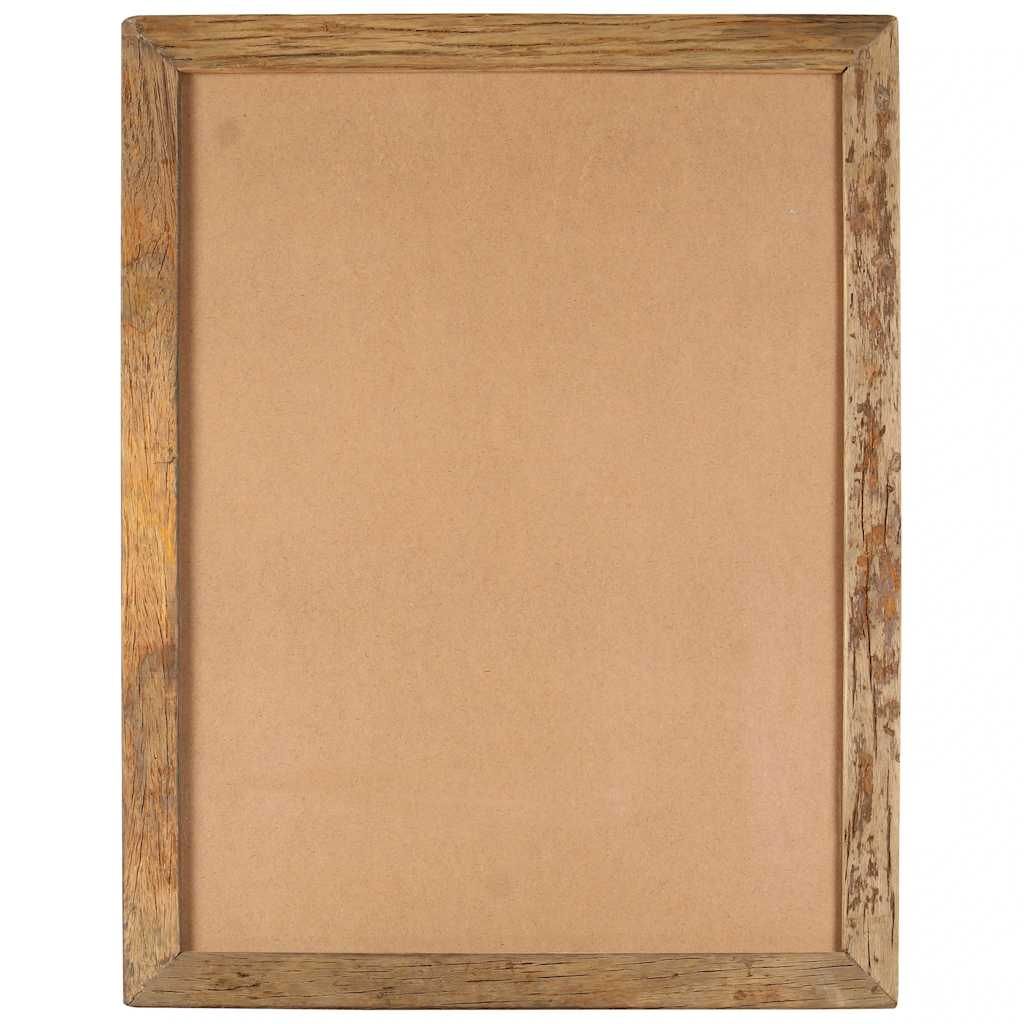Cornici Foto 2 pz 50x70 cm Legno Massello di Recupero e Vetro vidaXL