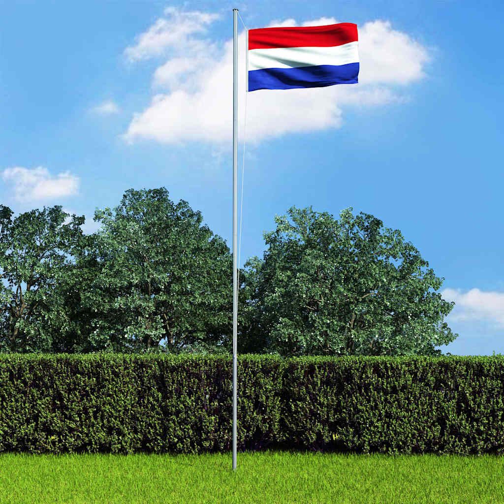 Bandiera Olandese con Pennone in Alluminio 6,2 m vidaXL