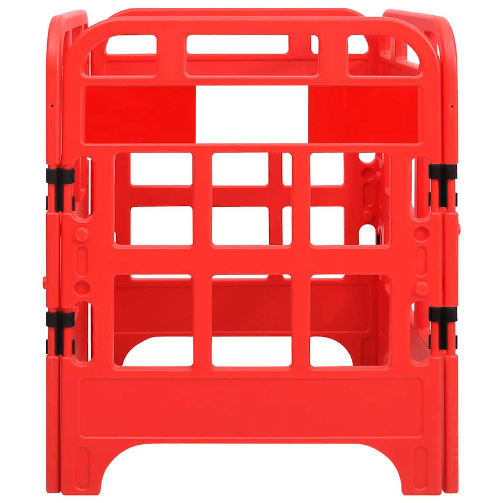 Barriere Stradali 4 pz Rosso 75x75x100 cm vidaXL