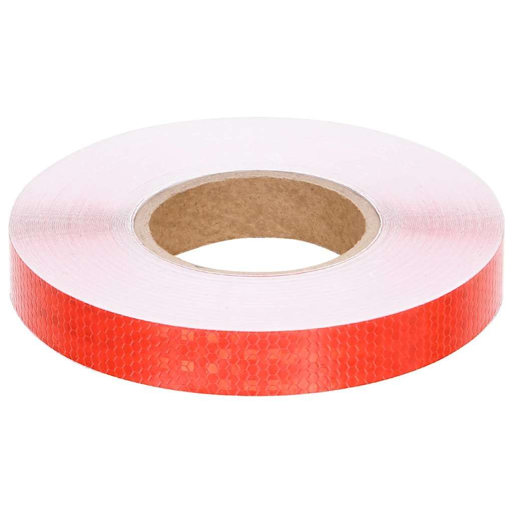 Nastro Riflettente Rosso 2,5 cm x 50 m PVC vidaXL