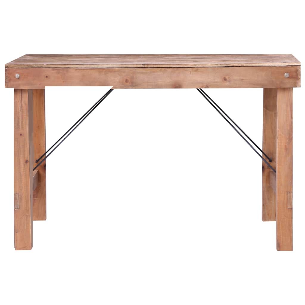 Tavolo da Pranzo 120x60x80 cm in Legno Massello di Recupero vidaXL