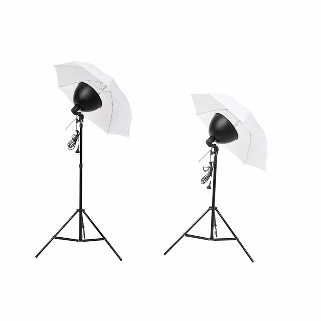 Kit Studio Fotografico con Set Lampada Fondale e Riflettore vidaXL