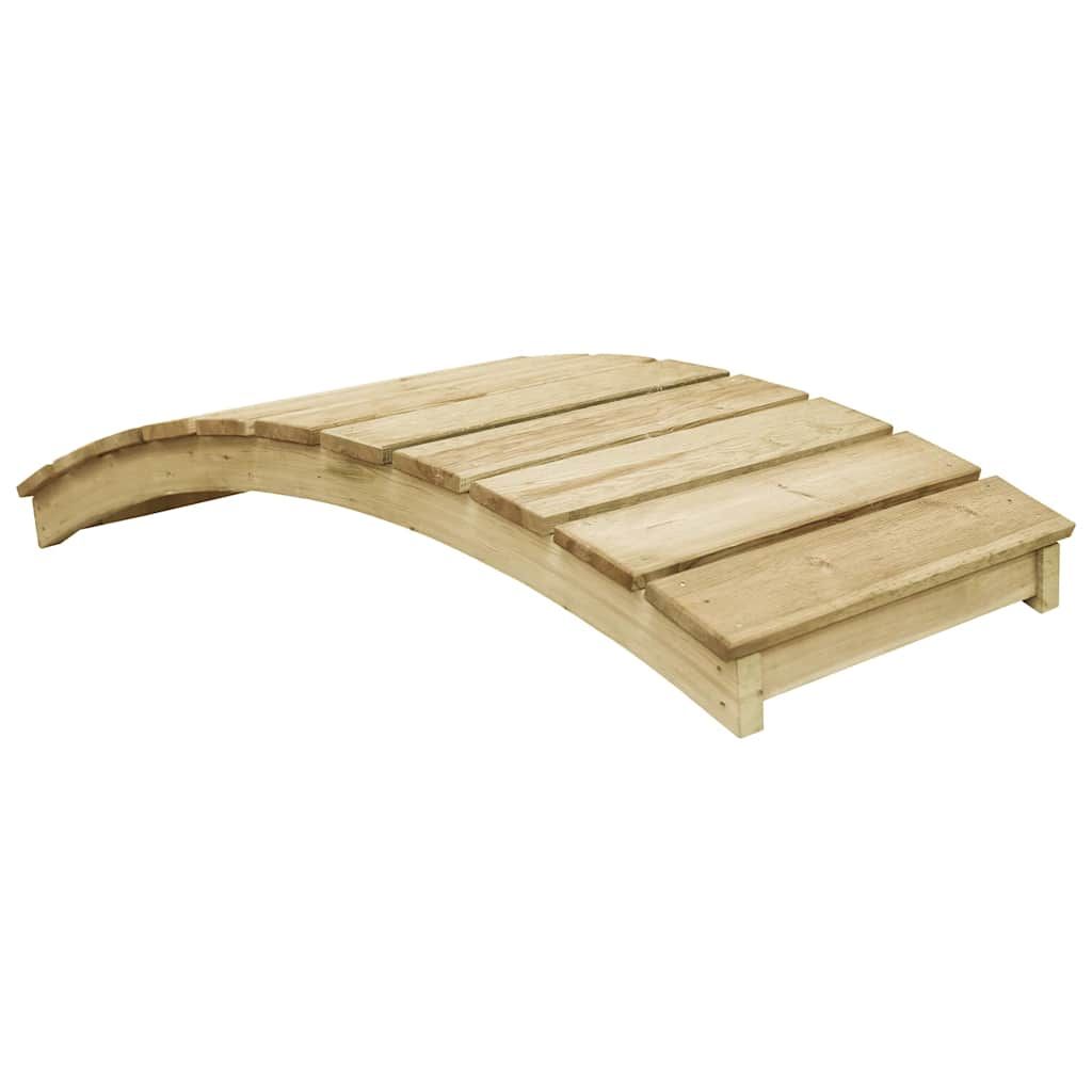 Ponte da Giardino B-Stock 170x74 cm Massello di Pino Impregnato vidaXL