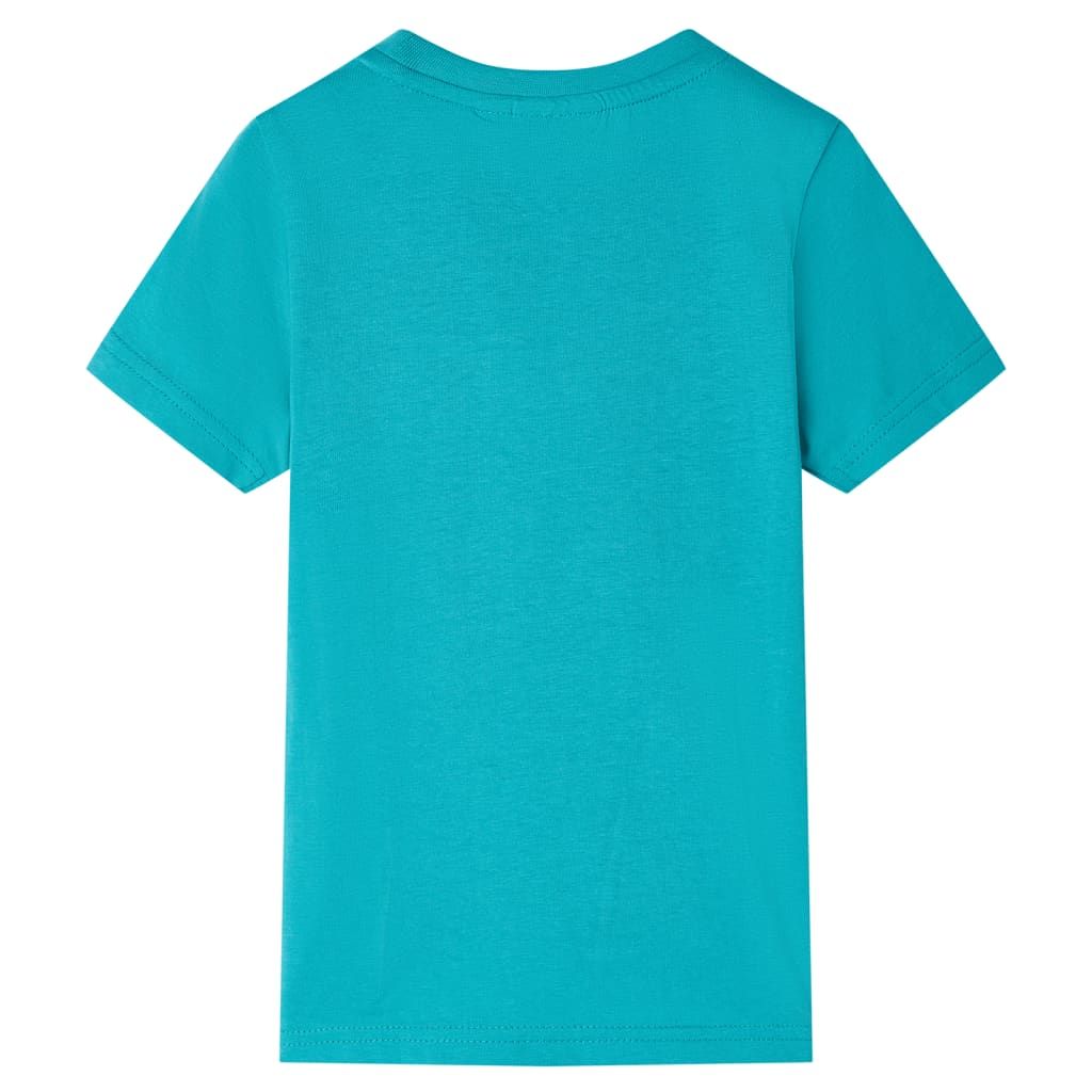 Maglietta da Bambino a Maniche Corte Menta Scuro 104 vidaXL