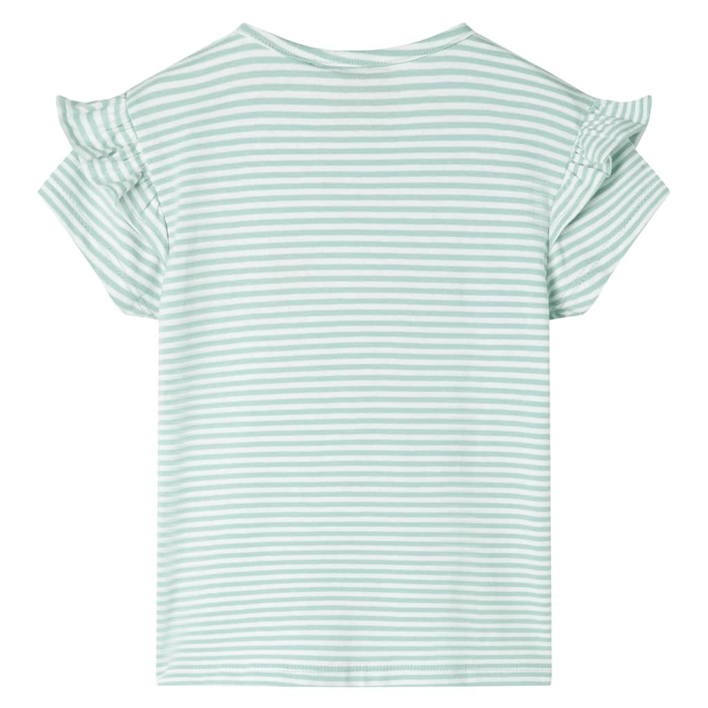 Maglietta da Bambina Menta 116 vidaXL