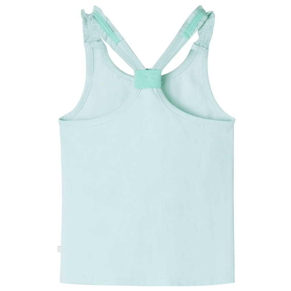 Canotta da Bambina Menta Chiaro 92 vidaXL
