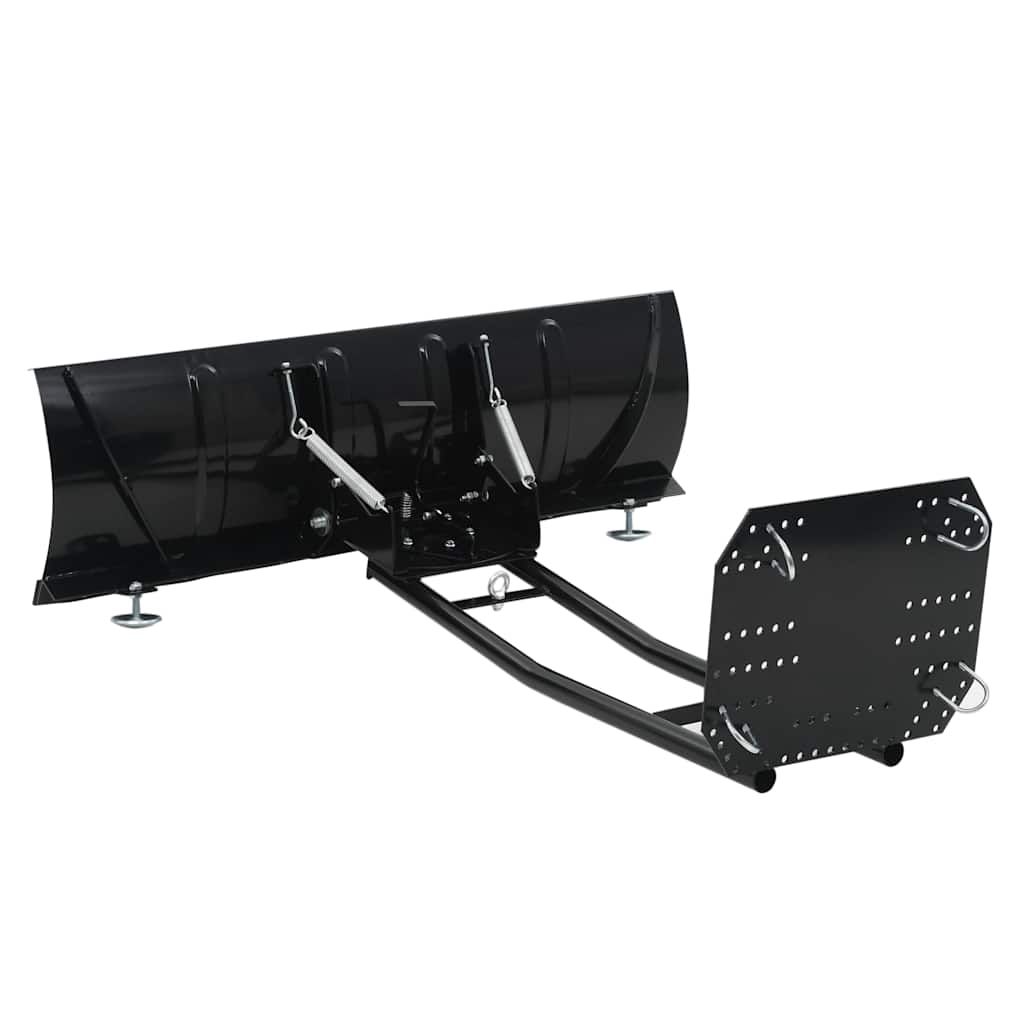 Spazzaneve per ATV 120x38 cm Nero vidaXL