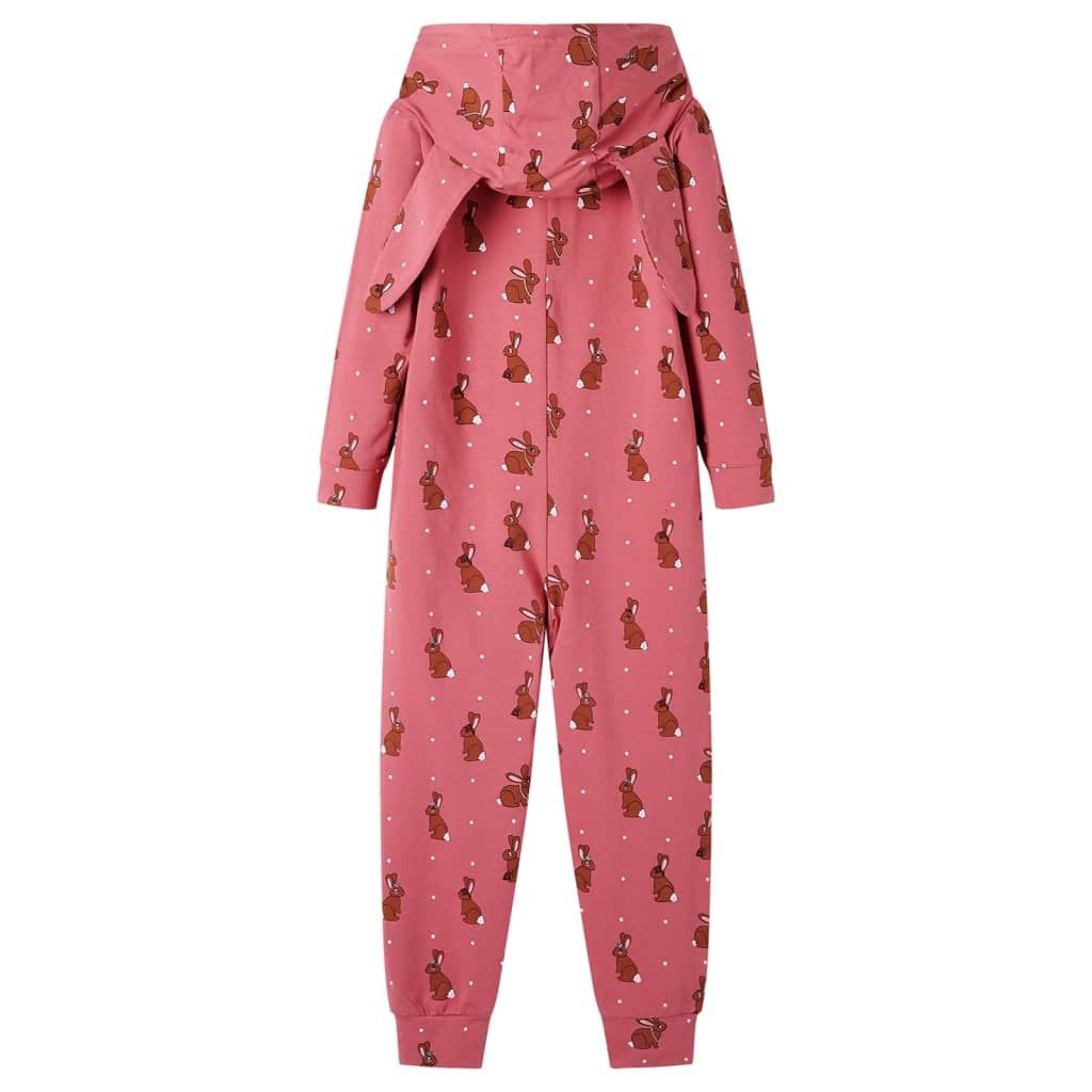 Tutina con Cappuccio da Bambina Rosa Antico 116 vidaXL