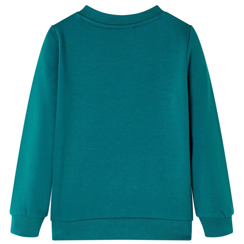 Felpa da Bambina Verde Scuro 92 vidaXL