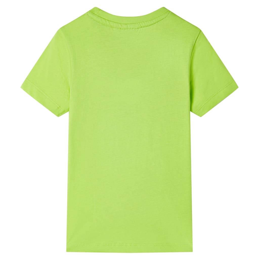 Maglietta da Bambino a Maniche Corte Lime 104 vidaXL