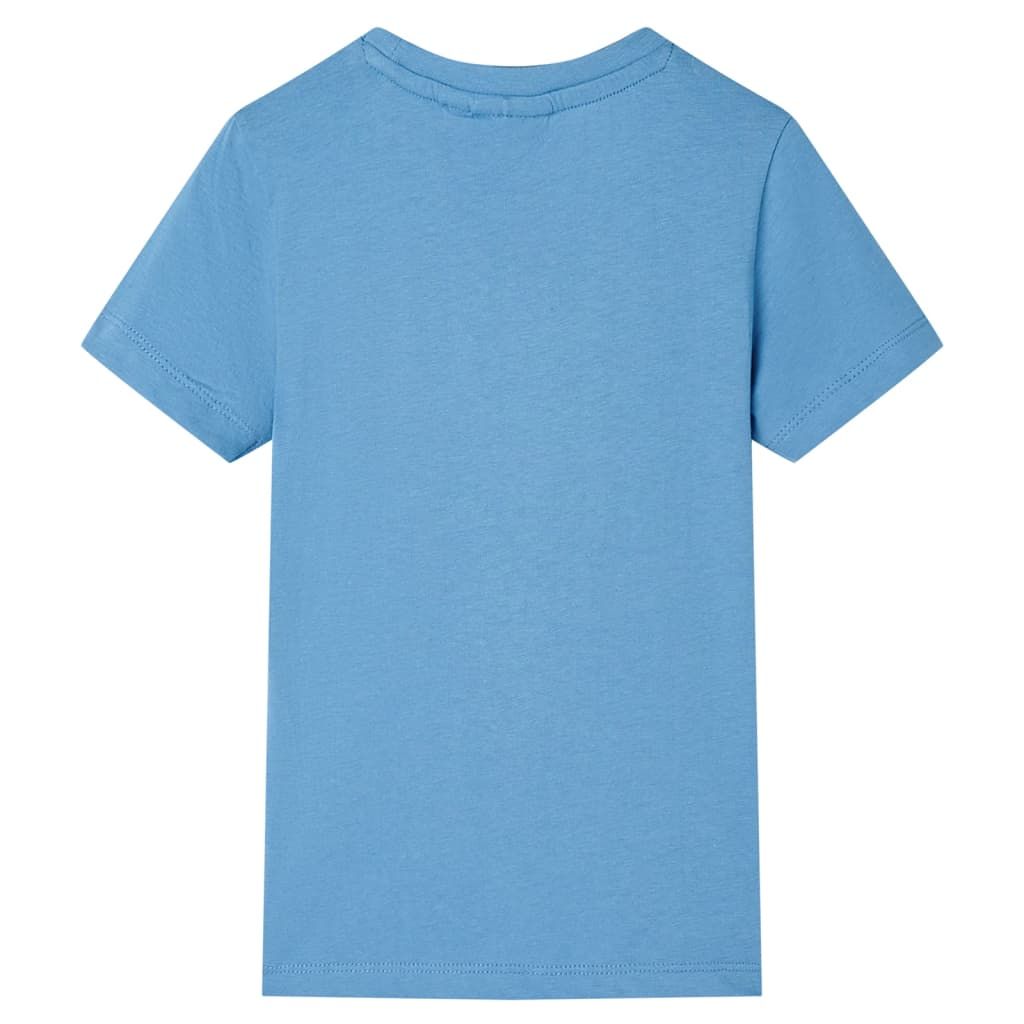Maglietta da Bambino Blu Medio 104 vidaXL