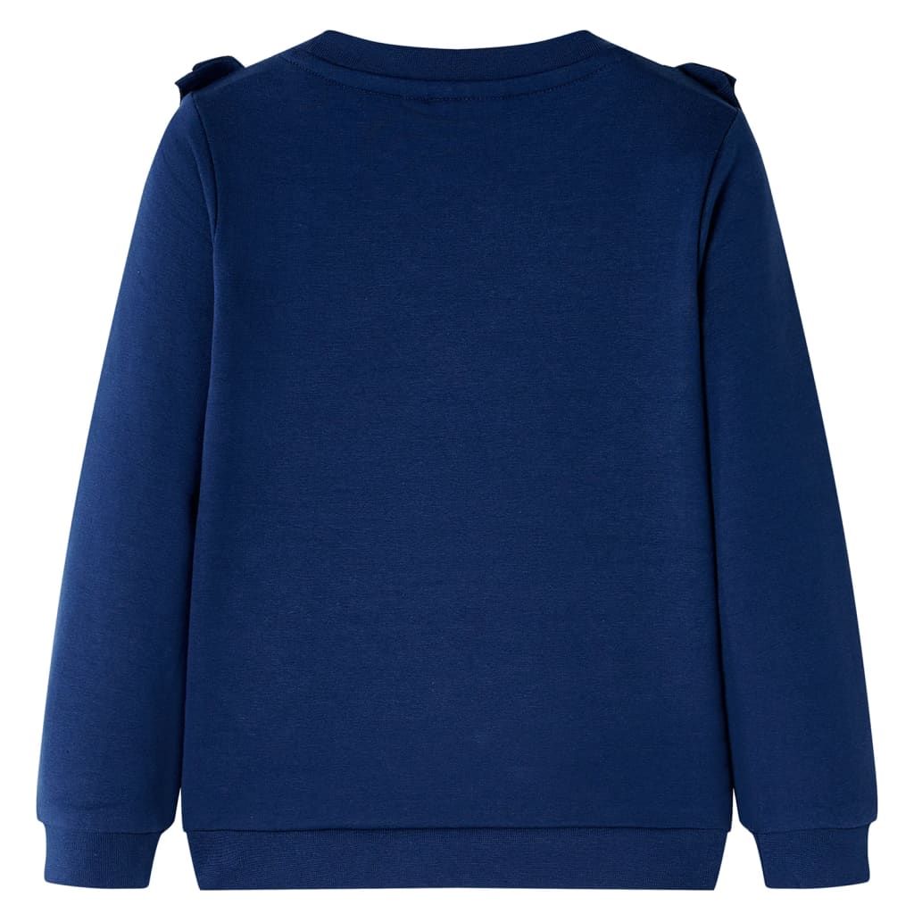 Felpa per Bambini Blu Marino 92 vidaXL