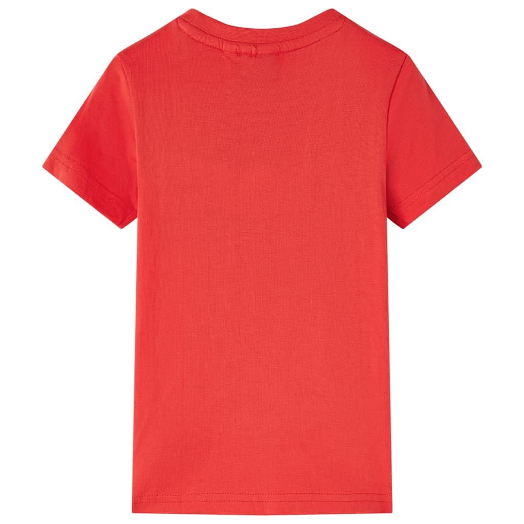 Maglietta per Bambini Rossa 116 vidaXL