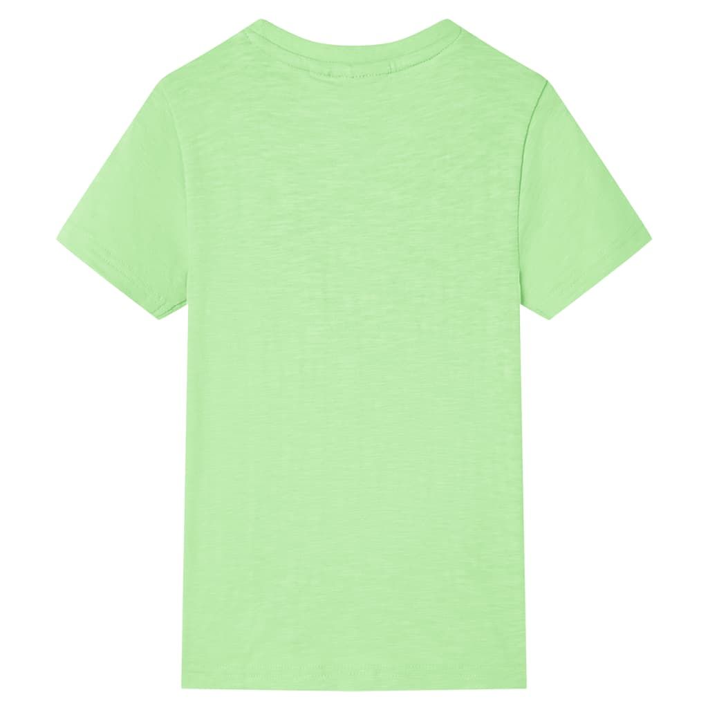 Maglietta da Bambino Verde Neon 92 vidaXL