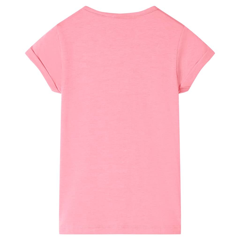 Maglietta da Bambina Fucsia 140 vidaXL