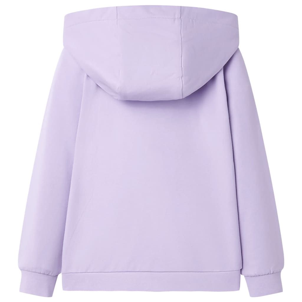Felpa con Cappuccio da Bambina Lilla 140 vidaXL