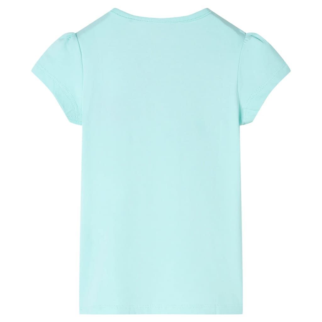 Maglietta da Bambina Acqua Chiaro 92 vidaXL