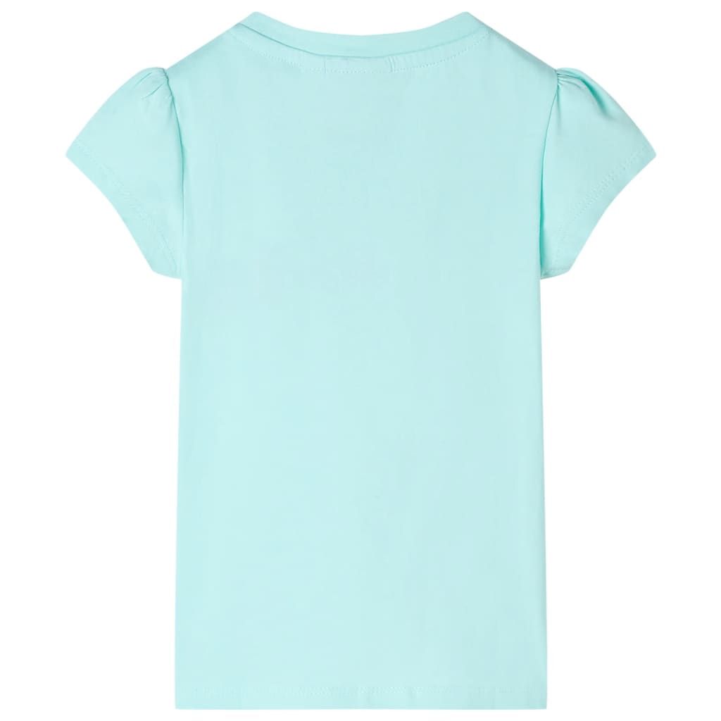 Maglietta per Bambini Acqua Chiaro 92 vidaXL