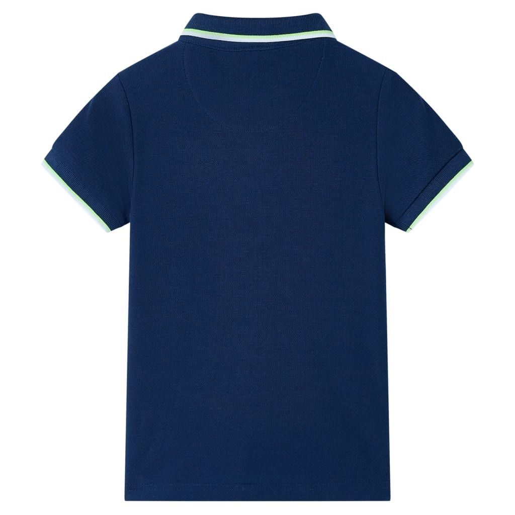 Polo da Bambino Blu Marino 92 vidaXL