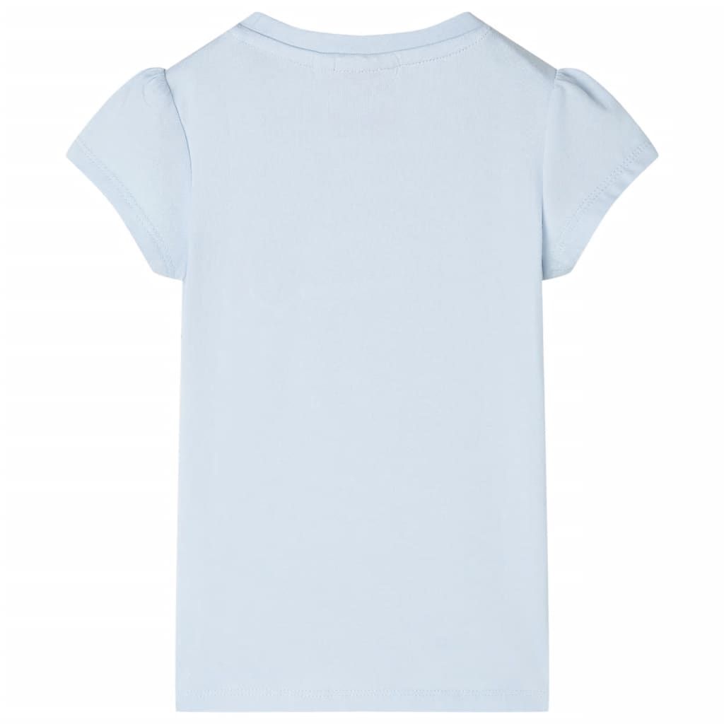 Maglietta da Bambino Azzurra 104 vidaXL