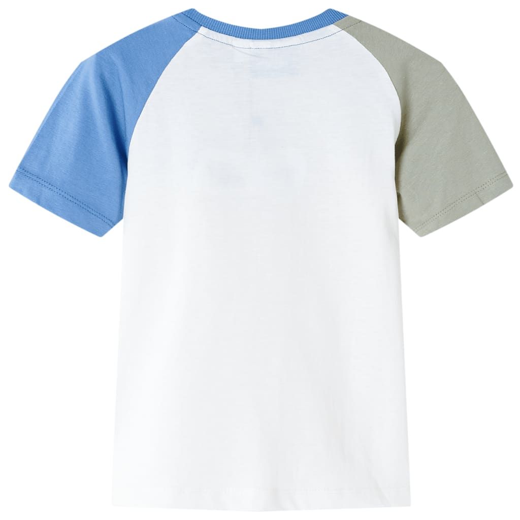 Maglietta da Bambino Ecru 128 vidaXL