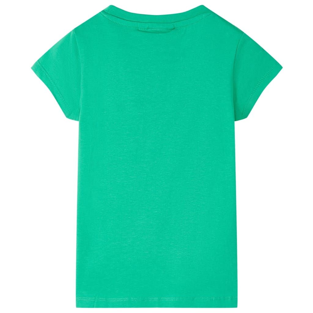 Maglietta da Bambina Verde 104 vidaXL