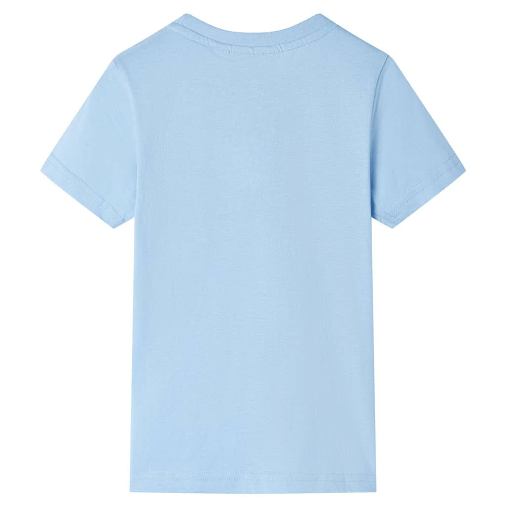 Maglietta da Bambino a Maniche Corte Azzurra 92 vidaXL