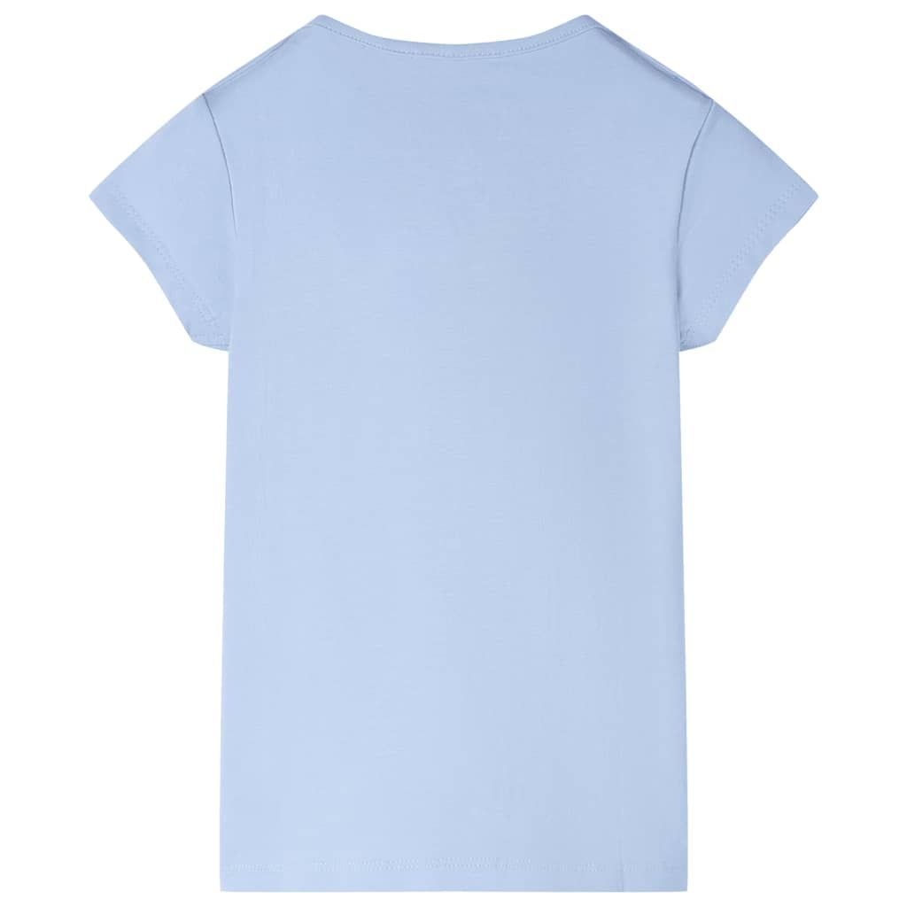 Maglietta da Bambino Azzurra 140 vidaXL
