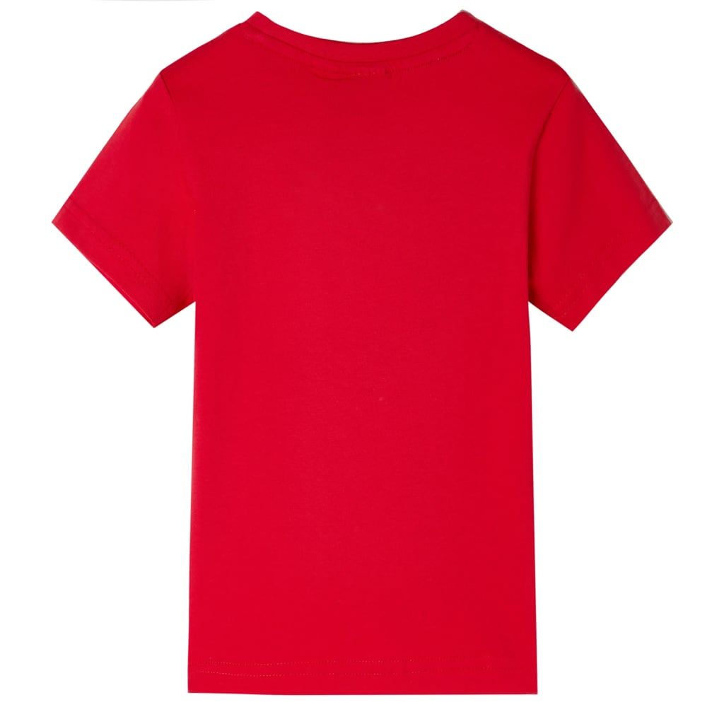 Maglietta da Bambino Rossa 104 vidaXL