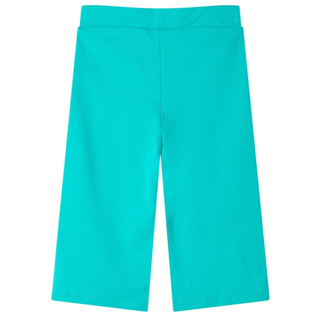 Pantaloni per Bambini a Gamba Larga Menta 104 vidaXL