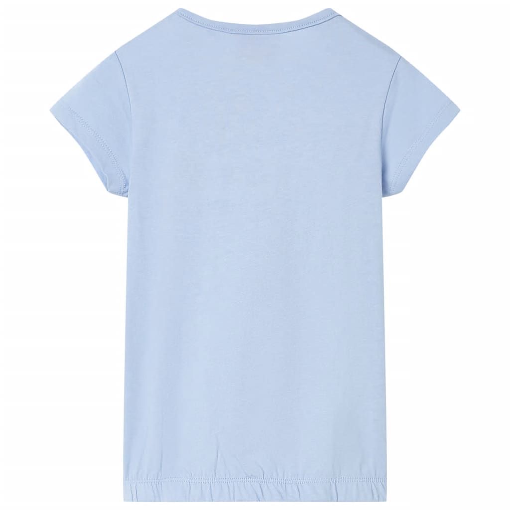 Maglietta da Bambina Blu 128 vidaXL