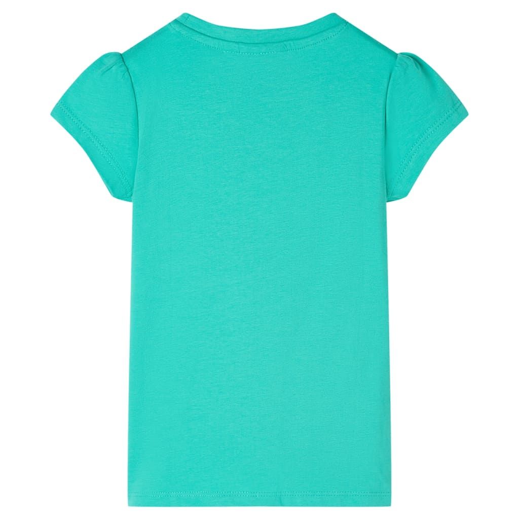 Maglietta da Bambina Menta 116 vidaXL